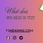 what does nfs mean in text