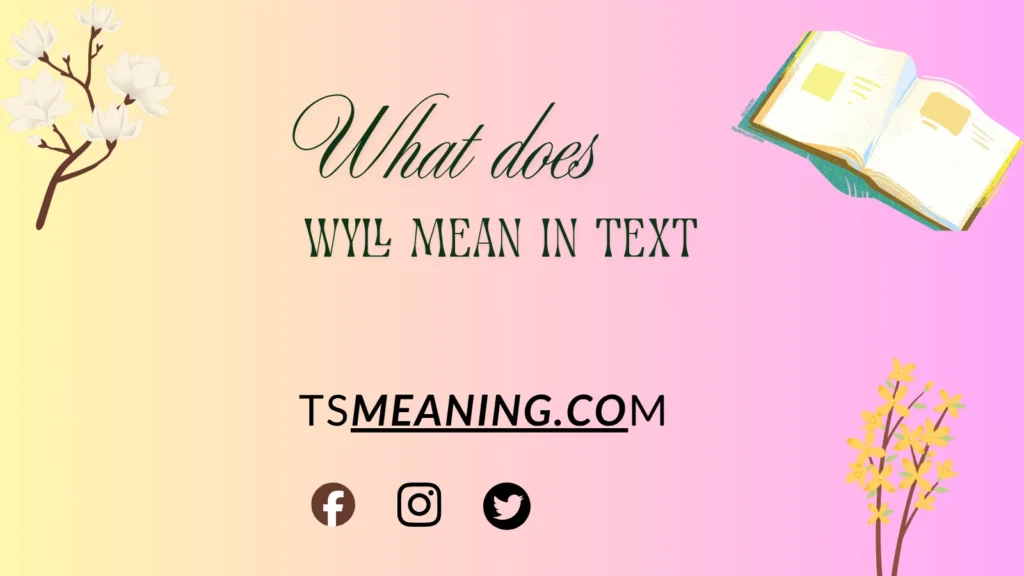 what does WYLL mean in text