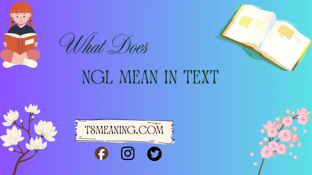 what does NGL mean in text
