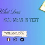 what does NGL mean in text