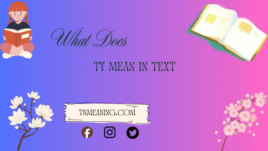 what does ty mean in text