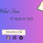 what does ty mean in text