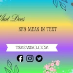 what does nfs mean in a text