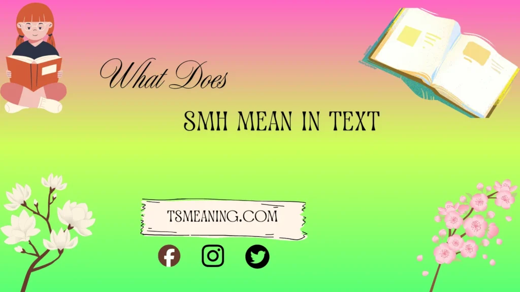 what does SMH mean in text