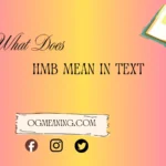 what does hmb mean in text