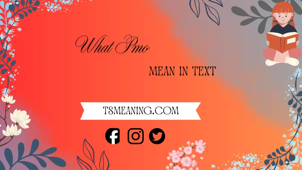 what does pmo mean in text