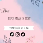 what does fafo mean in text