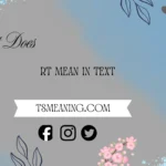 what does rt mean in text