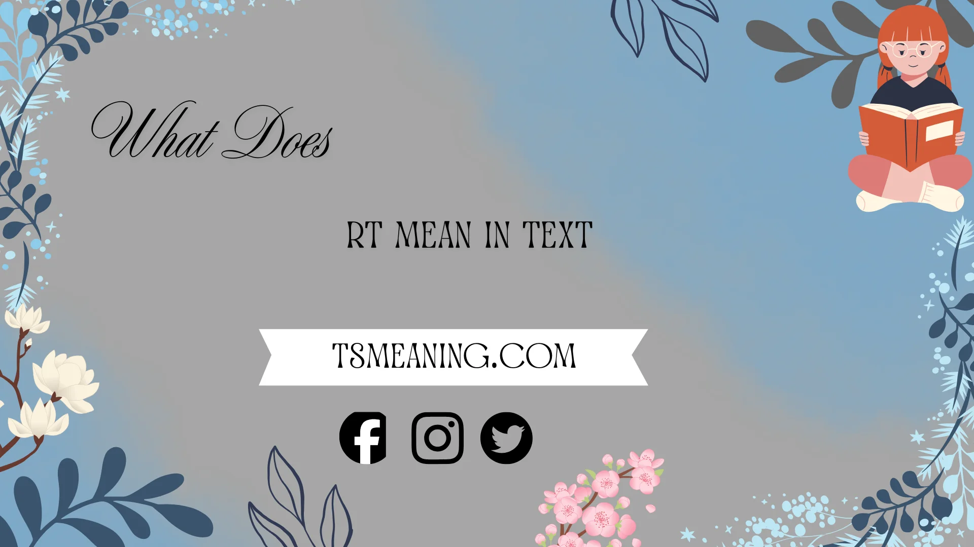 what does rt mean in text