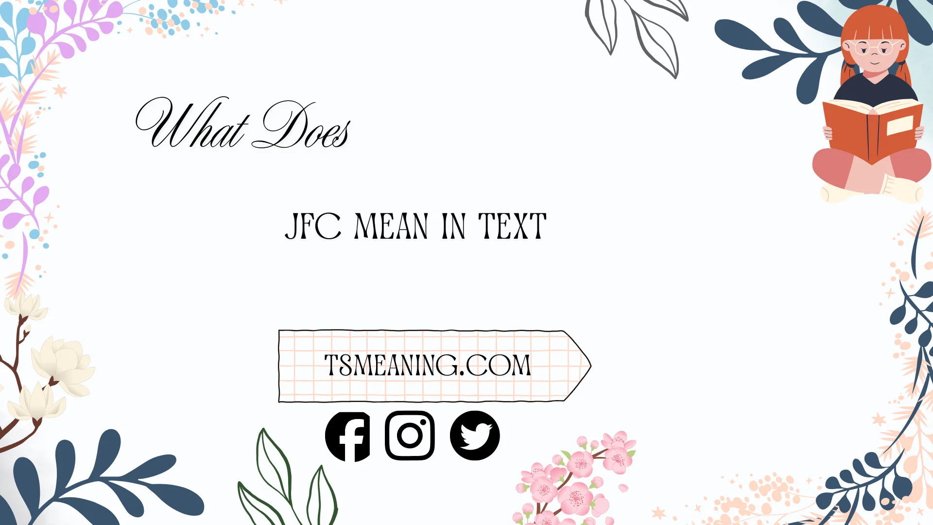 what does jfc mean in text