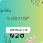 what does fs mean in a text