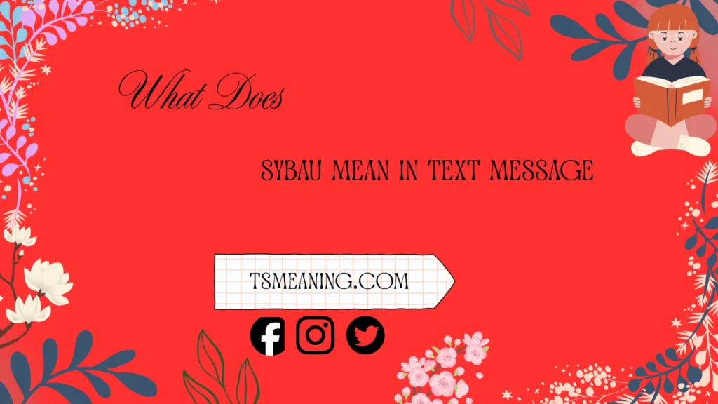 what does sybau mean in text