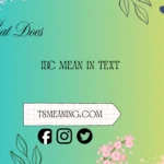 what does idc mean in text