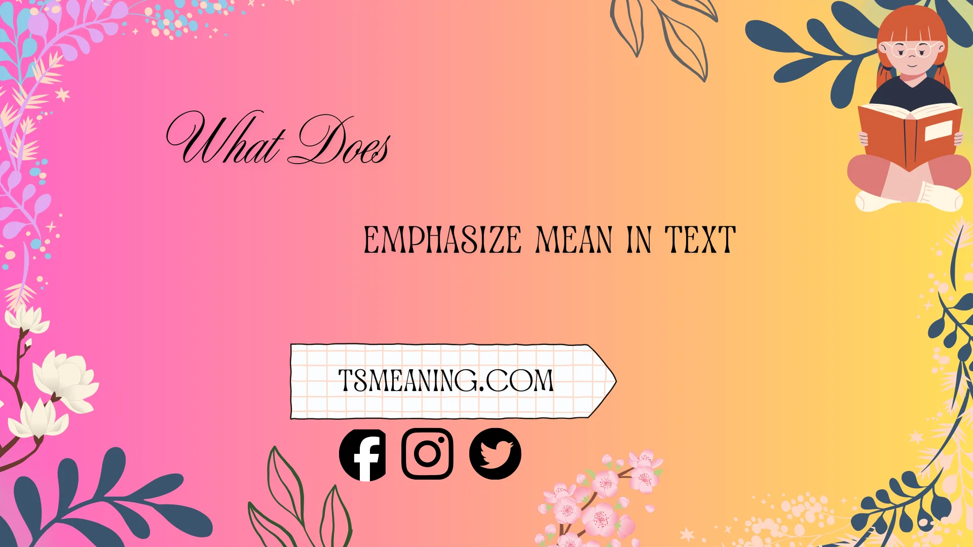 what does emphasize mean in text