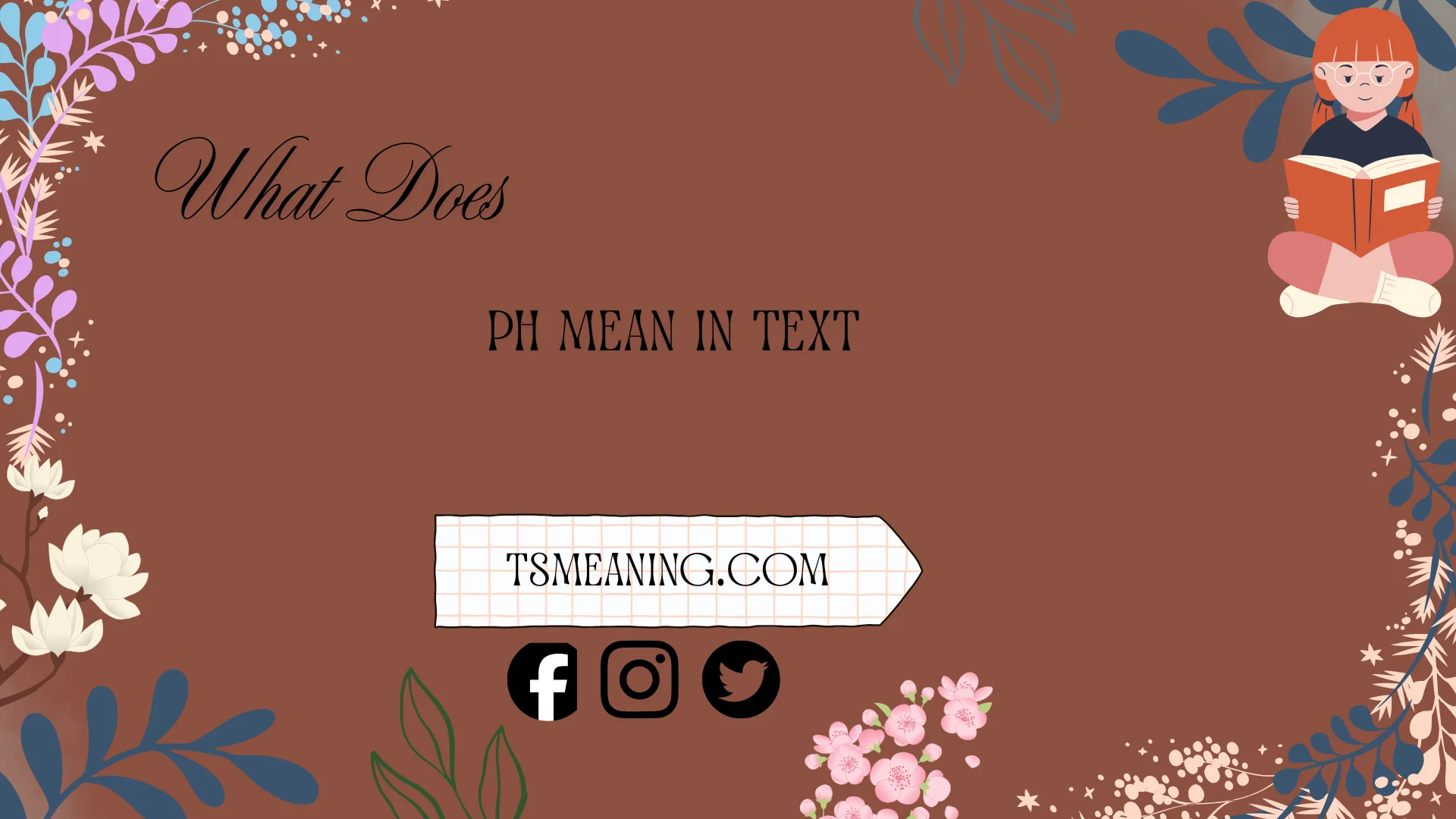 what does ph mean in text