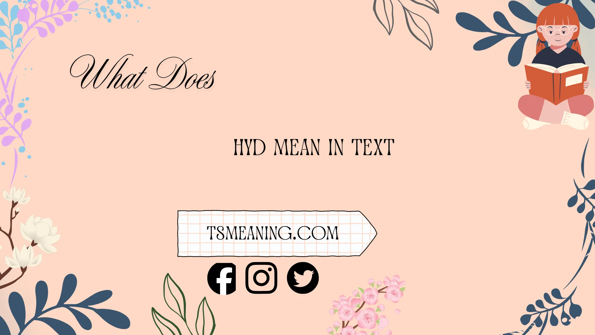 what does HYD mean in text