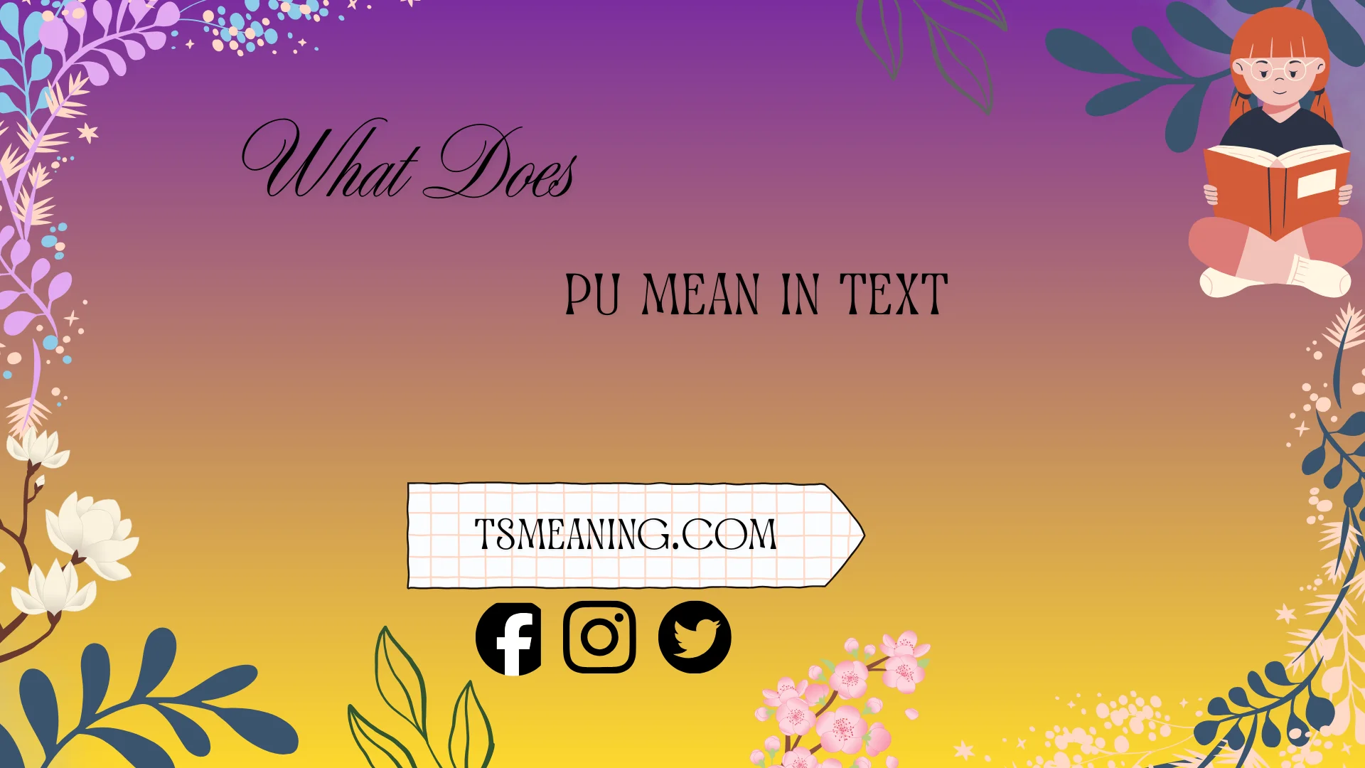 what does PU mean in text